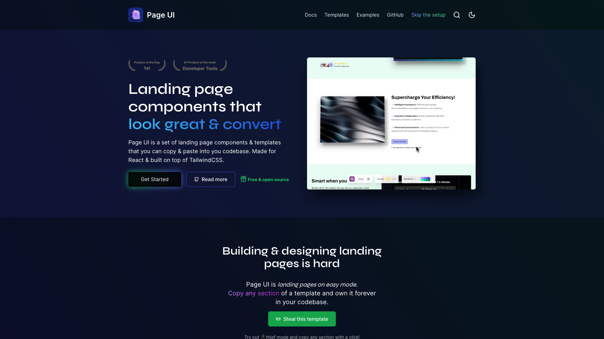 Page UI Website