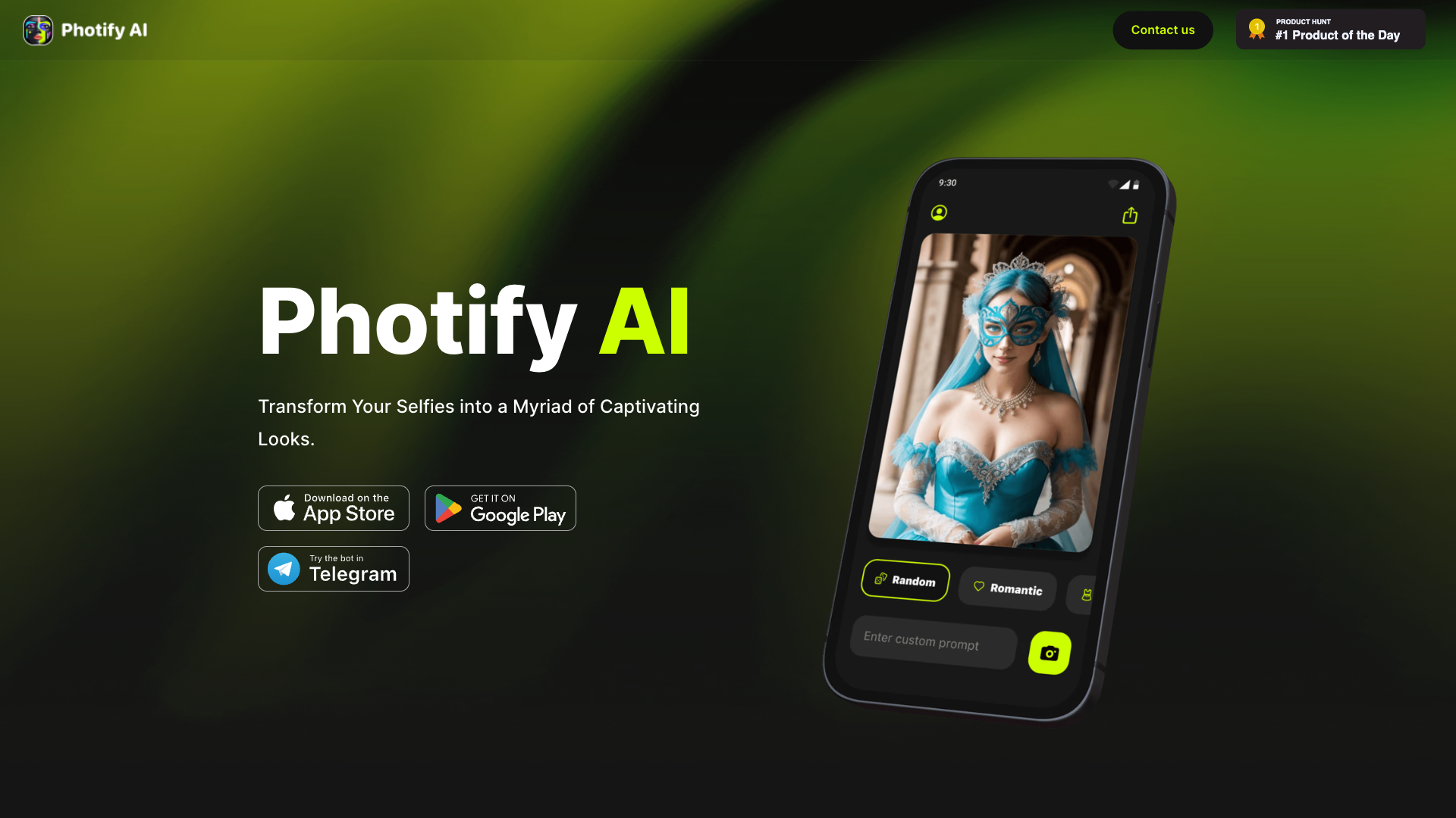 Photify AI Website