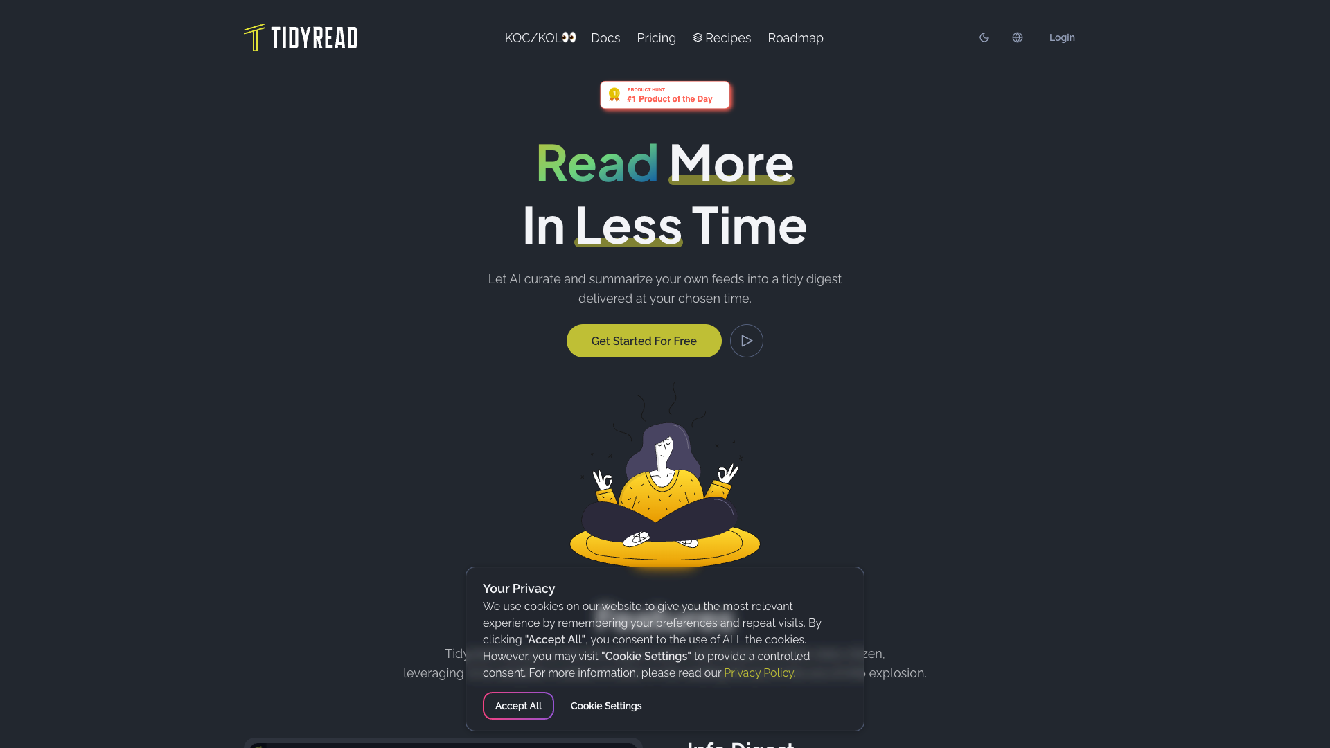 Tidyread Website