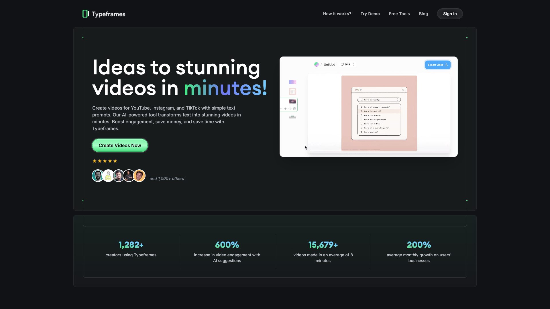 Typeframes Website